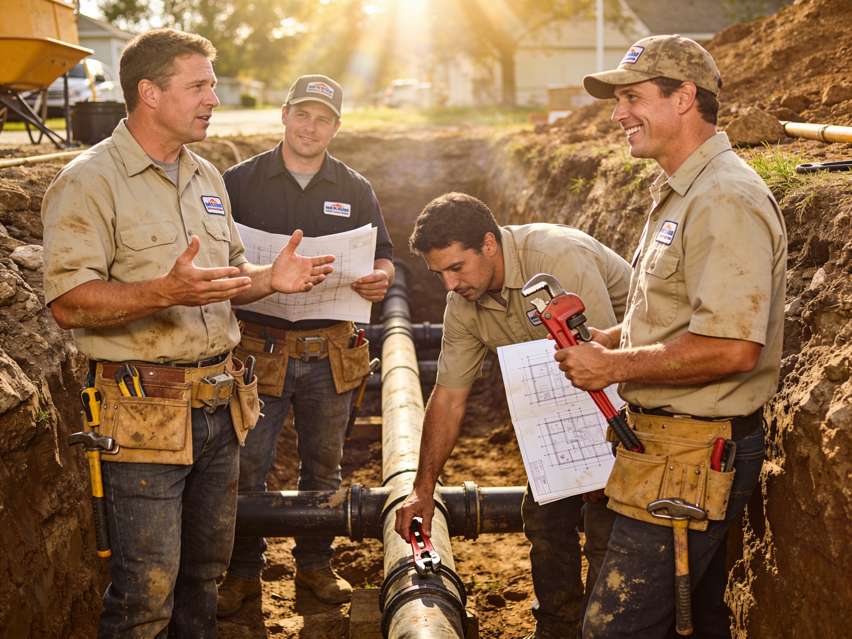 The Colony Water Line Repair Co team