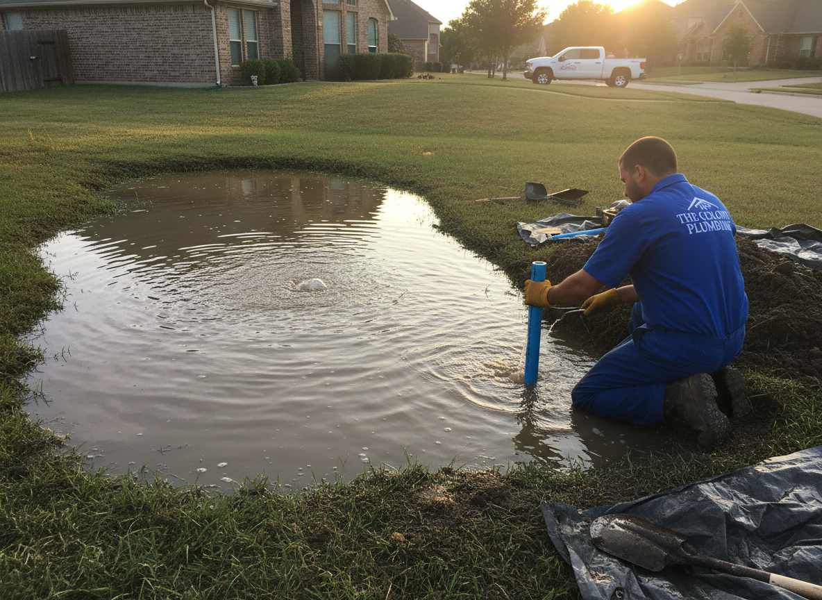 Water Line Repair in The Tribute, TX 75056